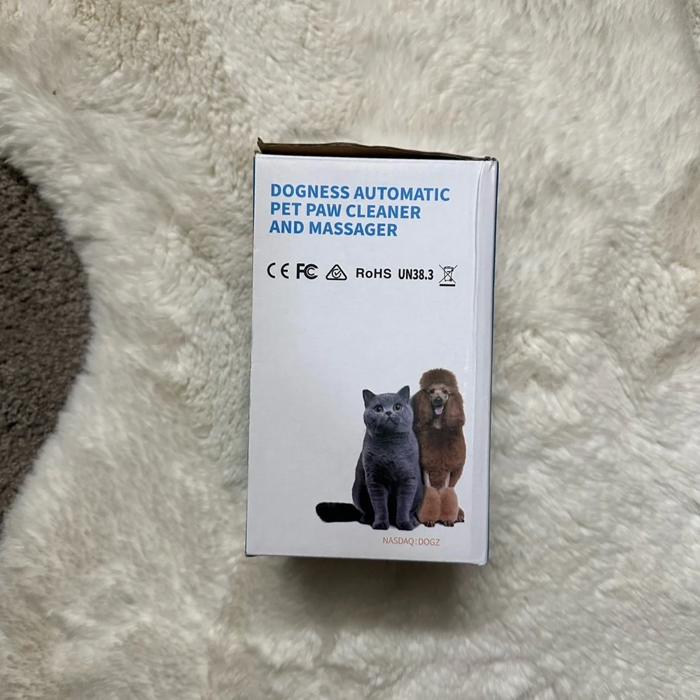 Let clean and massage our fur animal paws, don’t track the dirt from outside in